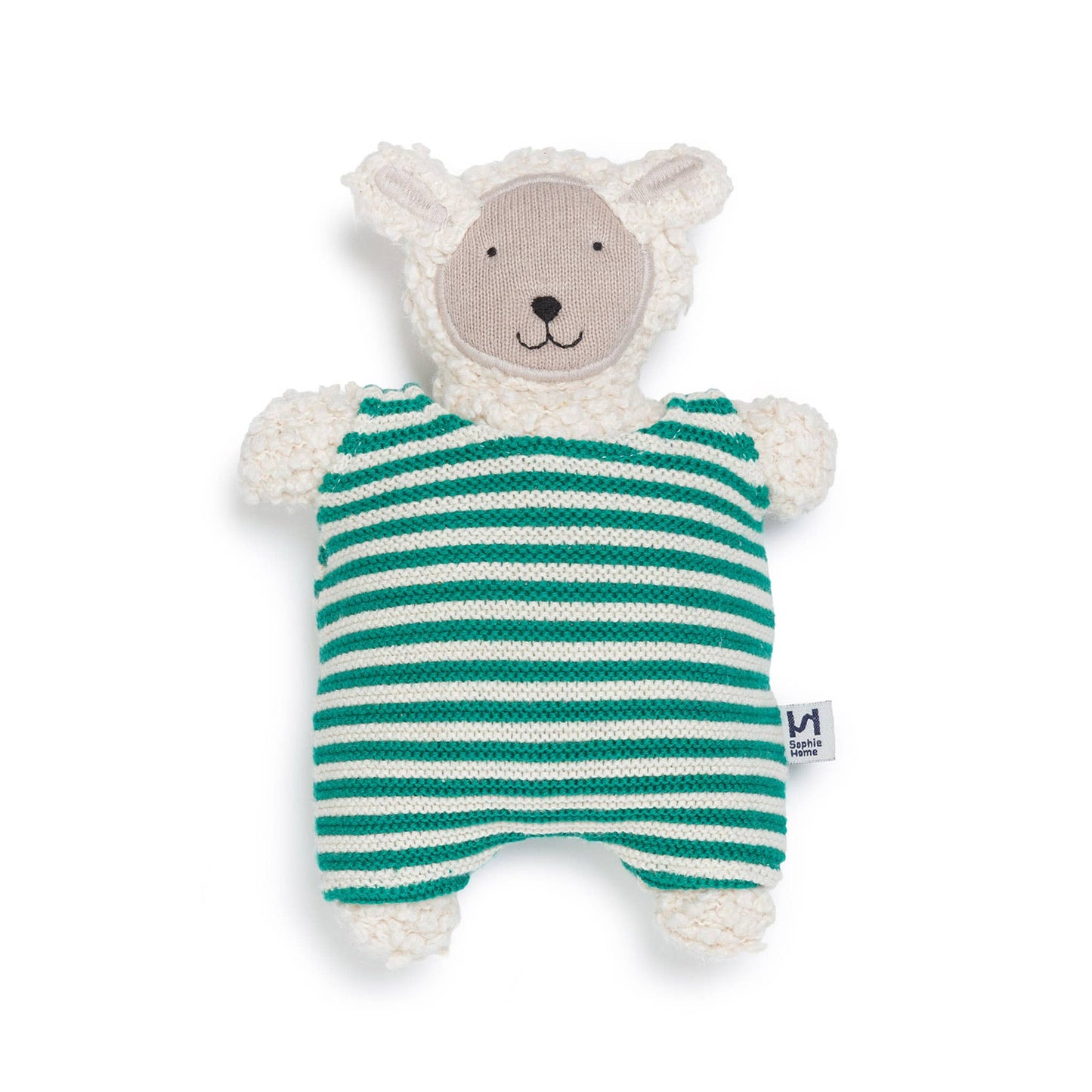 Sophie Home Green Sheep Full of Beans Soft Toy