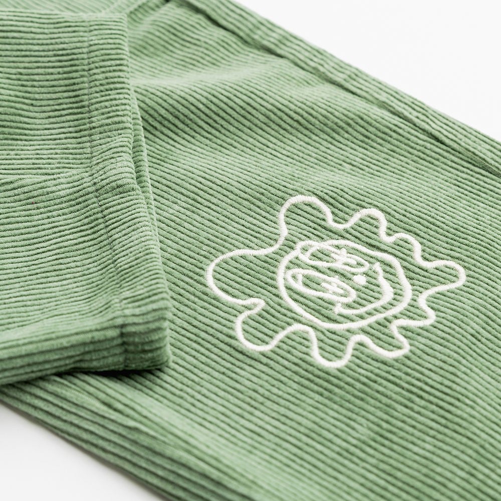 Dinky Circus, Green Wide-Leg Corduroy Pants