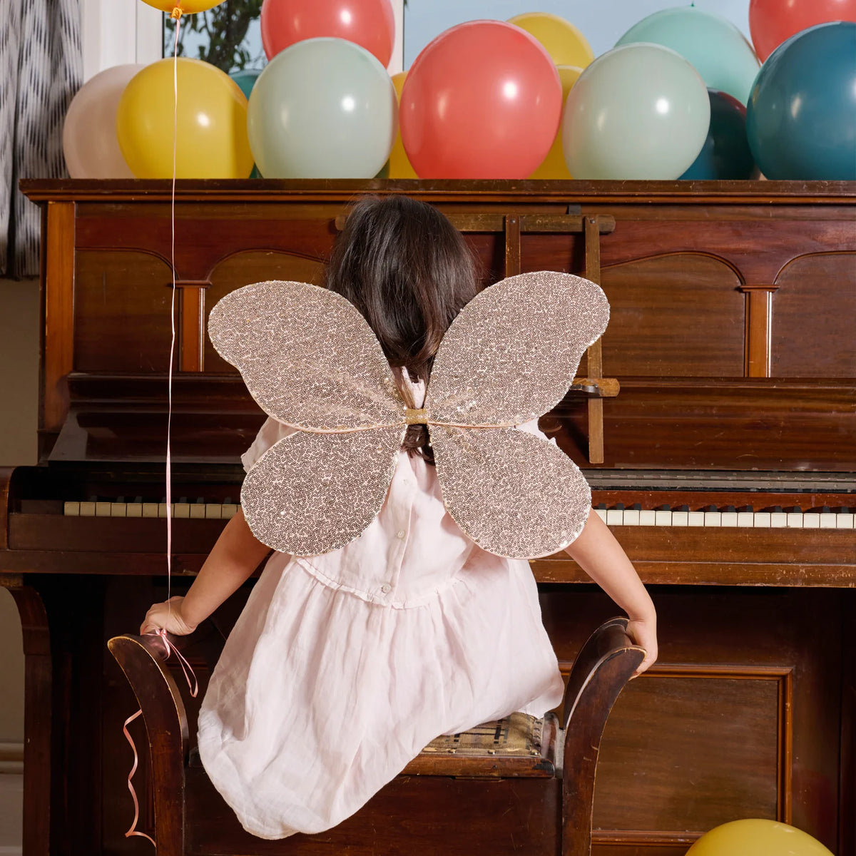 Rockahula, Magical Sequin Golden Flower Fairy Wings
