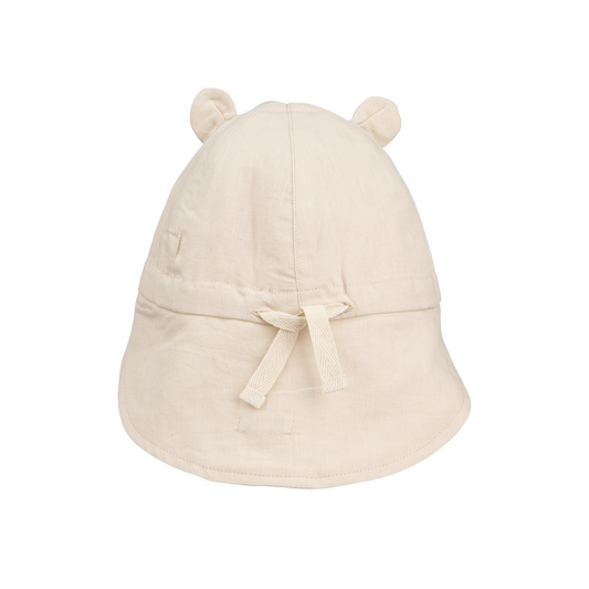 Panda Gorm Linen Sun Hat With Ears
