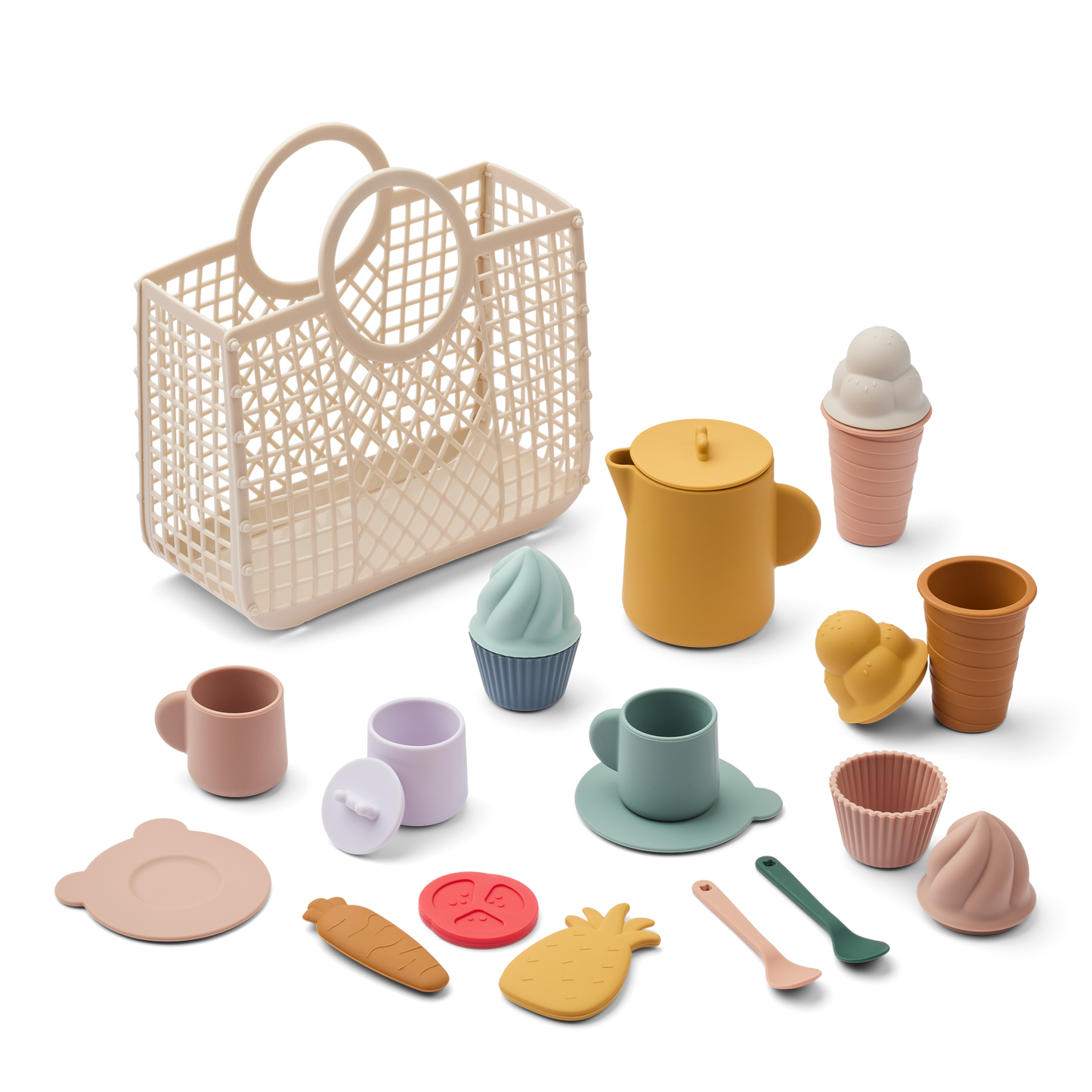 Liewood, Elna Toy Picnic Set in Basket