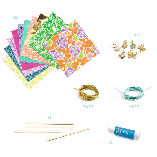 Do It Yourself: Stylish and Golden Paper Bead Bracelet Kit