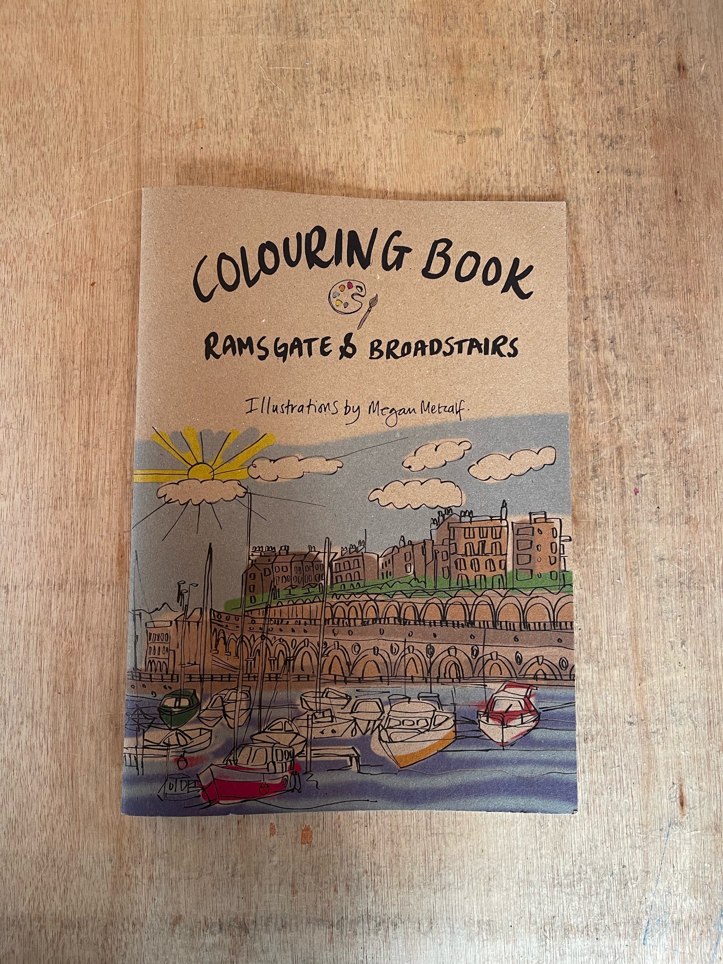 Megan Metcalf Studio Broadstairs & Ramsgate Colouring Book