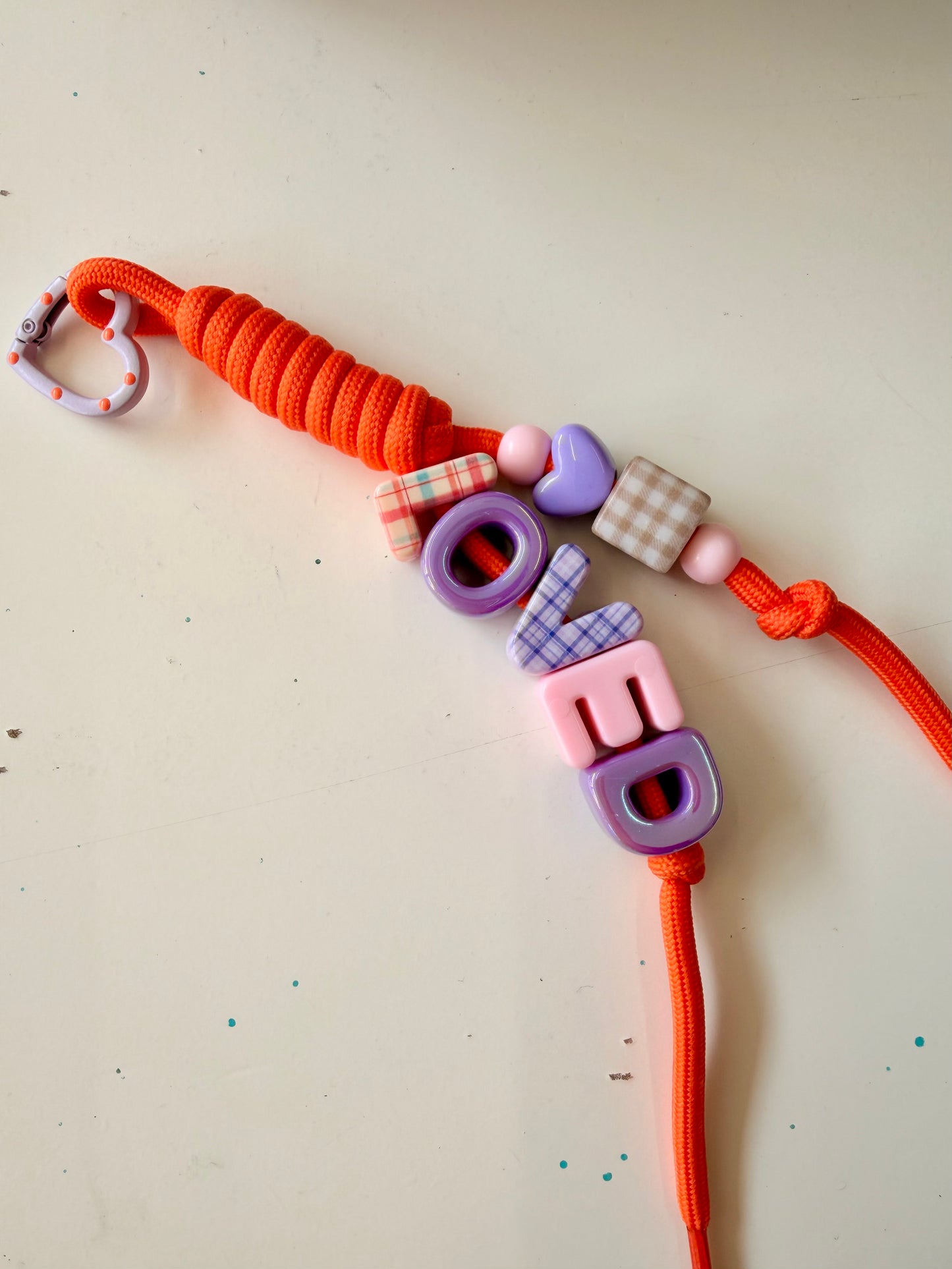 Lenny & Loop, Charm Keychain - Loved