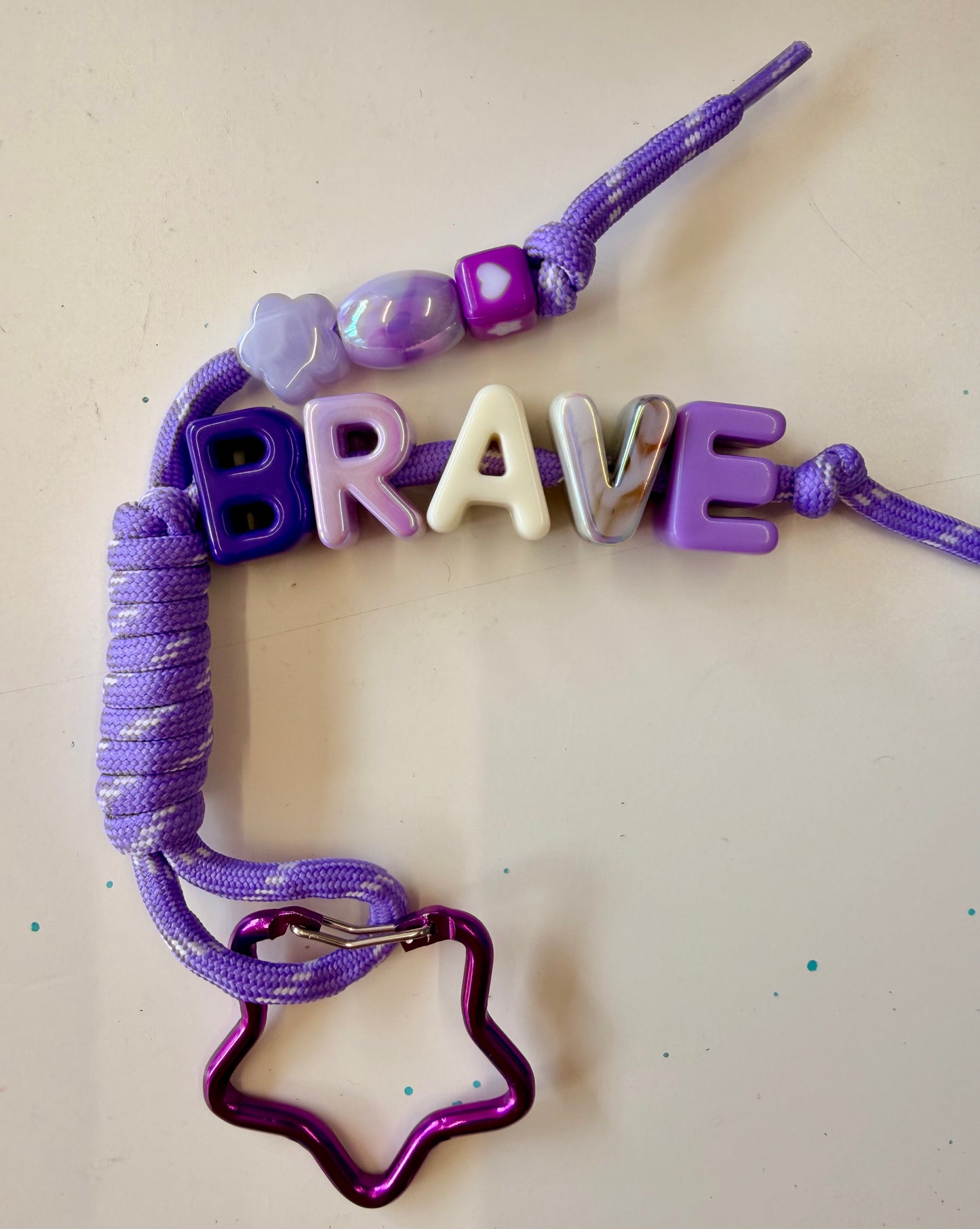 Lenny & Loop, Charm Keychain - Brave