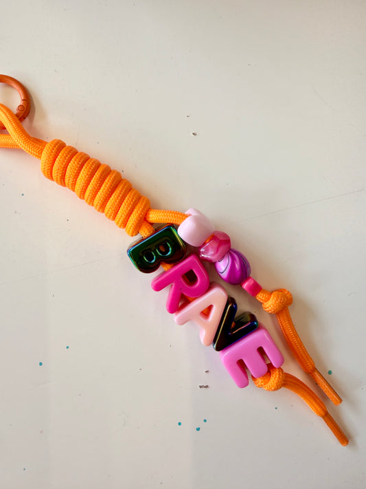 Lenny & Loop, Charm Keychain - Brave