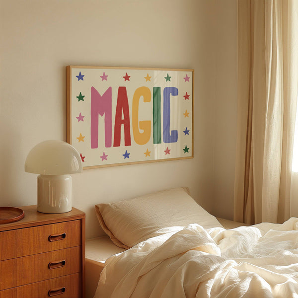 Lune Club - Magic Print: Multi, Unframed, A3