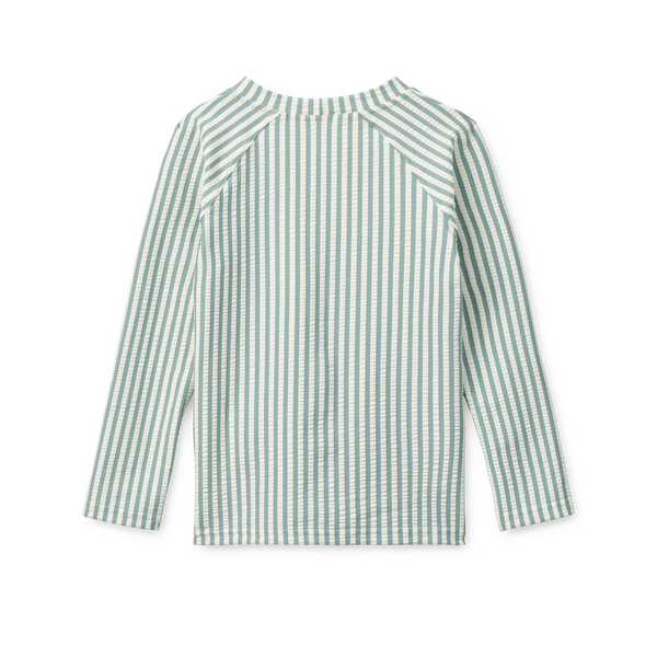 Liewood, Noah Seersucker Longsleeve Swim Tee