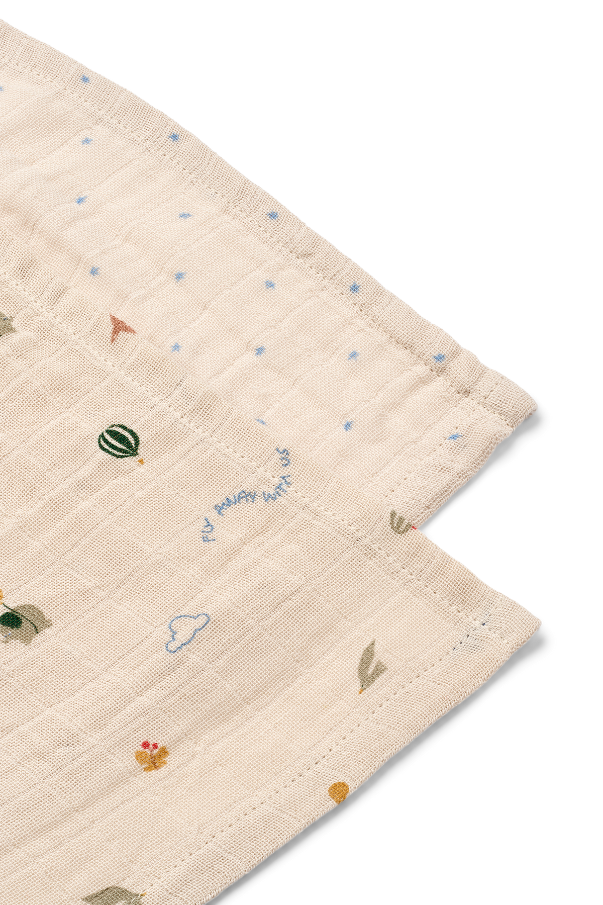 Liewood, Lewis Muslin Cloth 2-Pack, Star/Flying Mix