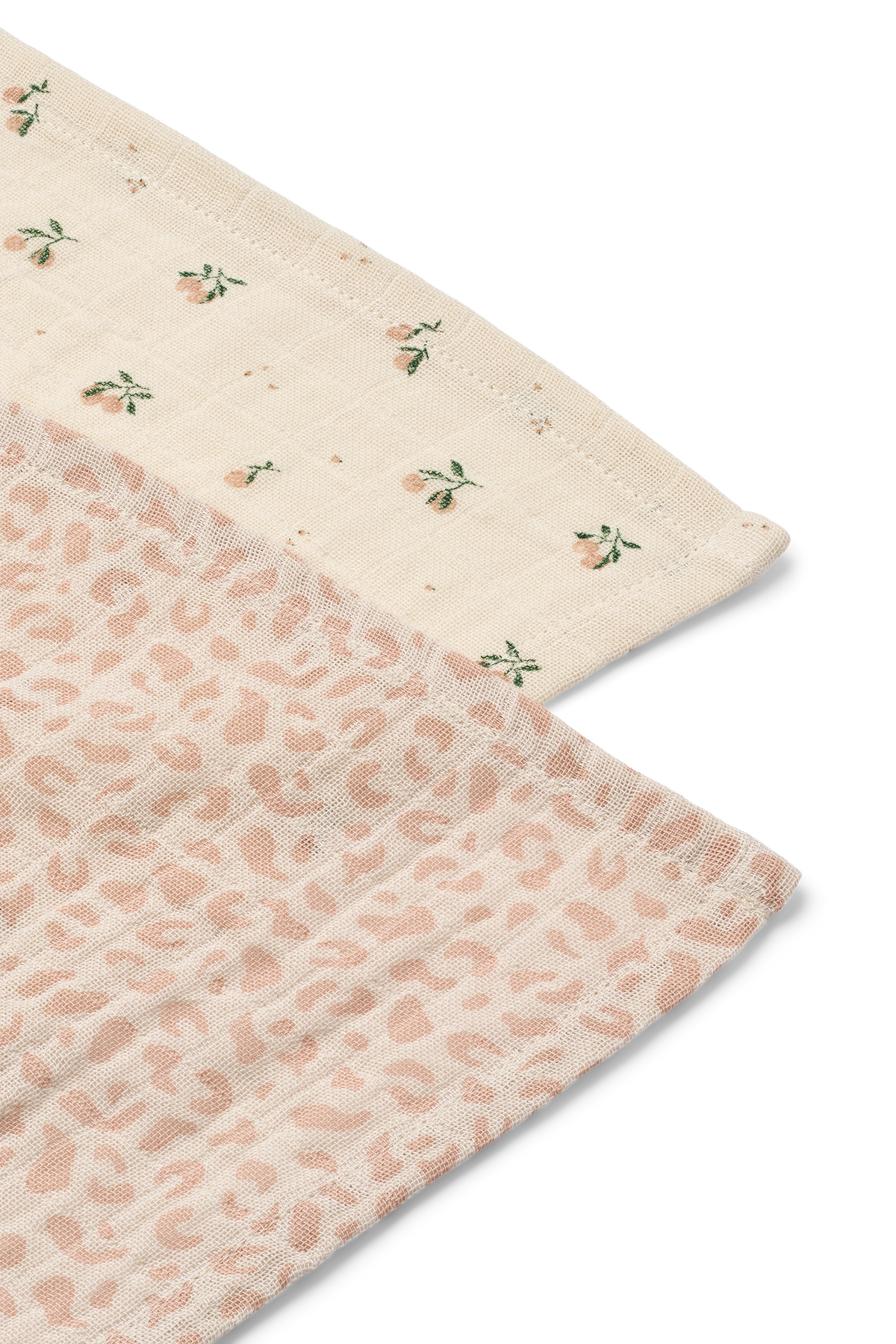 Liewood, Lewis Muslin Cloth 2-Pack, Mini Leo/Mini Peach