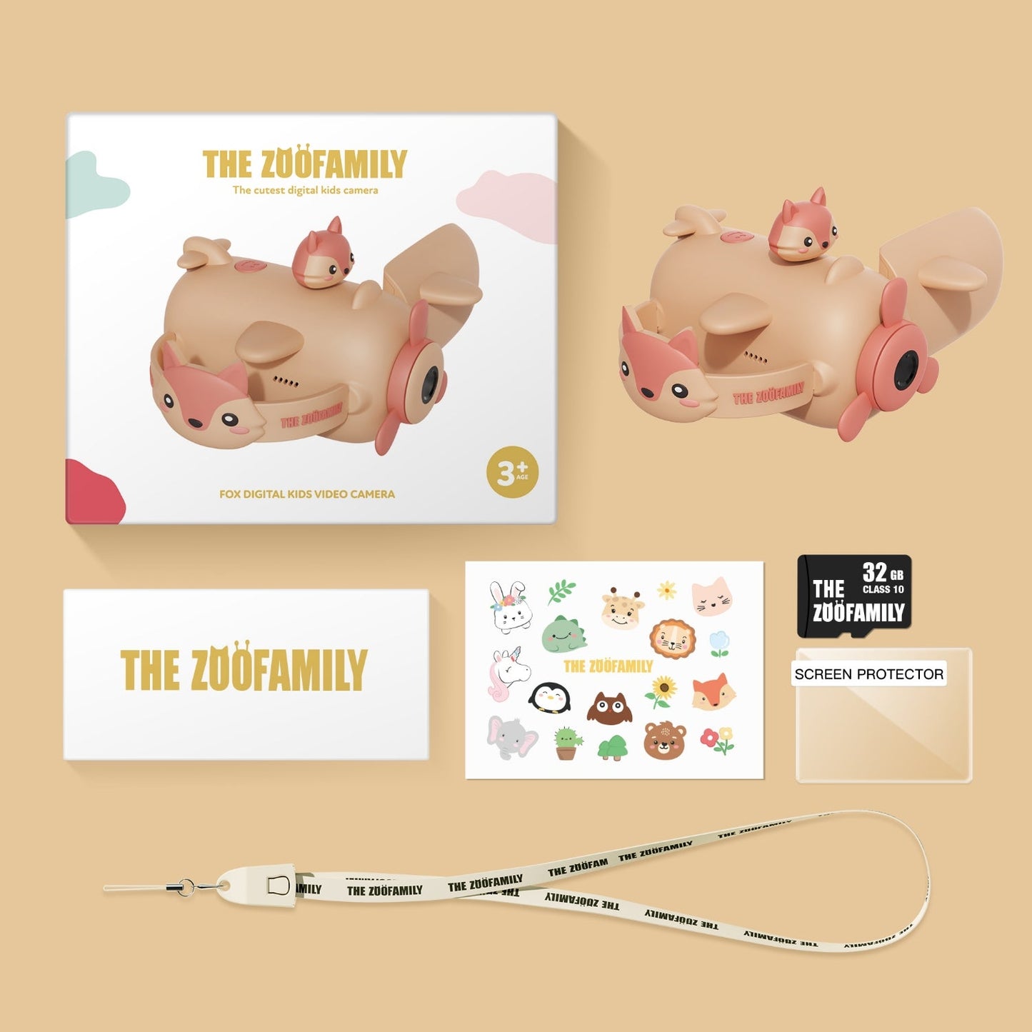 The ZooFamily, Zoo Video Camera for Kids, Fox