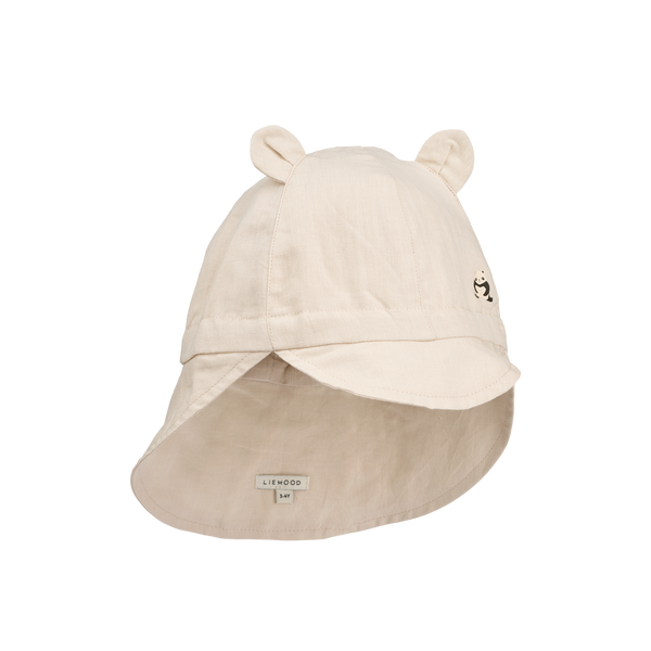 Liewood, Panda Gorm Linen Sun Hat With Ears