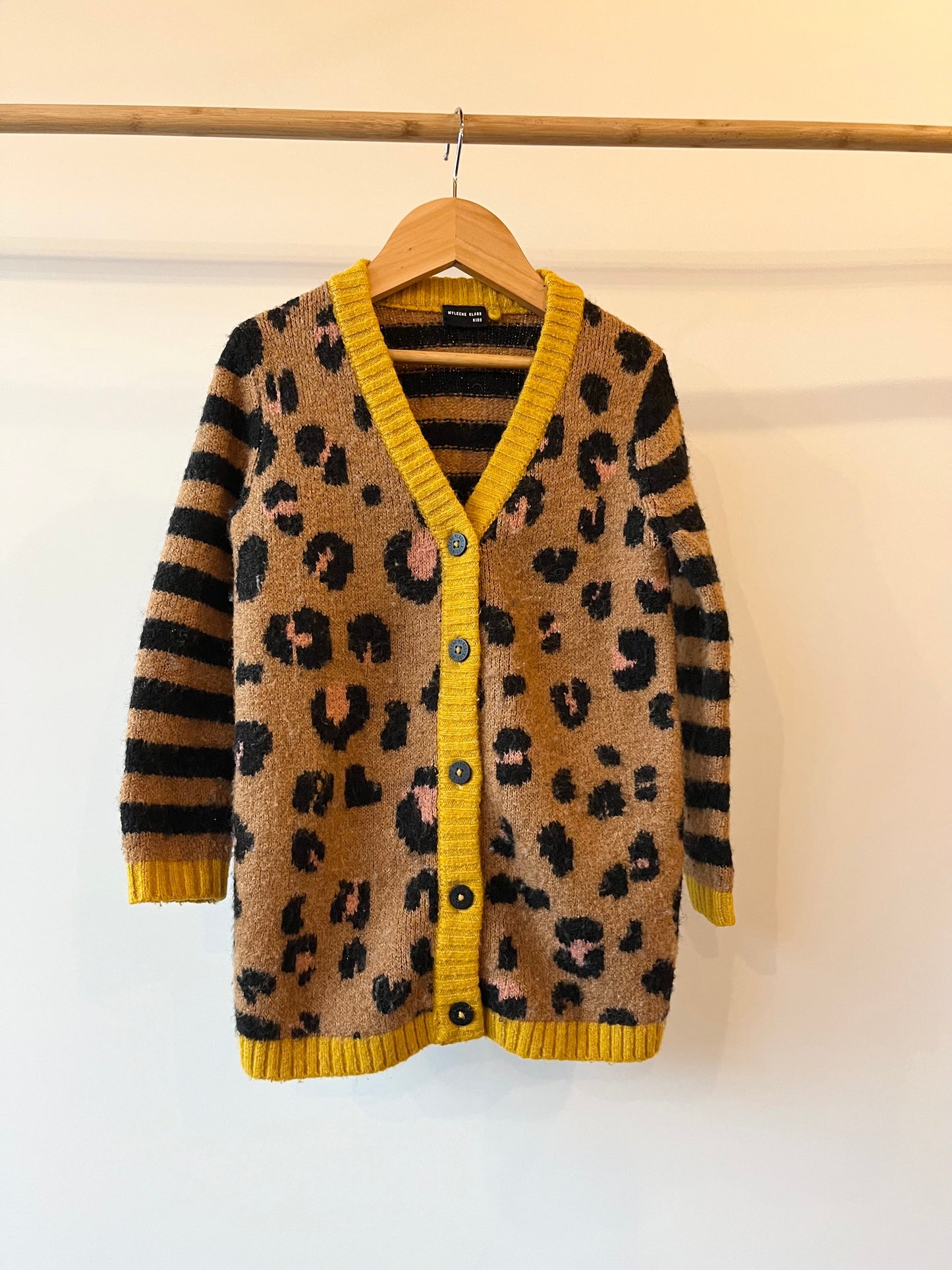 Preloved Myleene Klass Kids, Leopard Cardigan, 3 - 4 years
