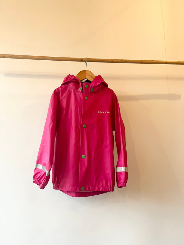 Preloved Didrikson, Pink Rain Jacket, 5 - 6 Years
