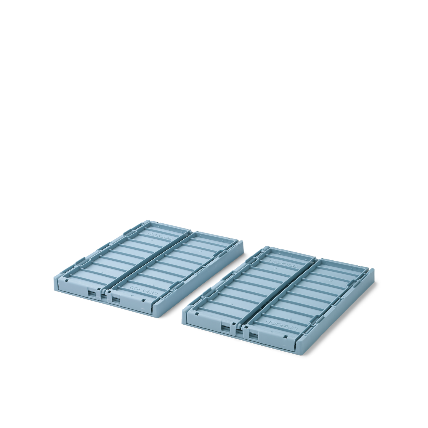 Small Beach Blue Weston Storage Box, 2-pack