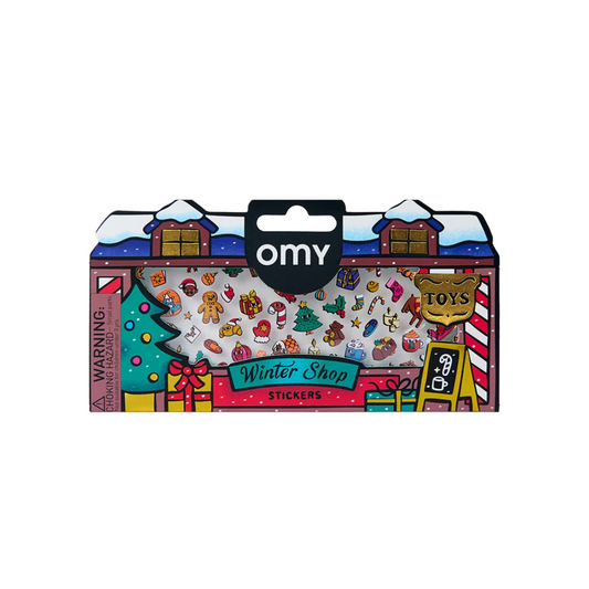OMY, Boutique Sticker Sheet, Christmas Shop