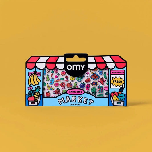 OMY, Boutique Sticker Sheet, Supermarket