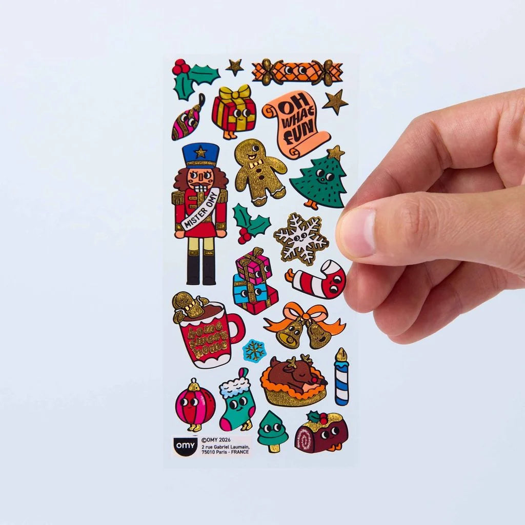 OMY, Iconic Fabulous Stickers, Christmas