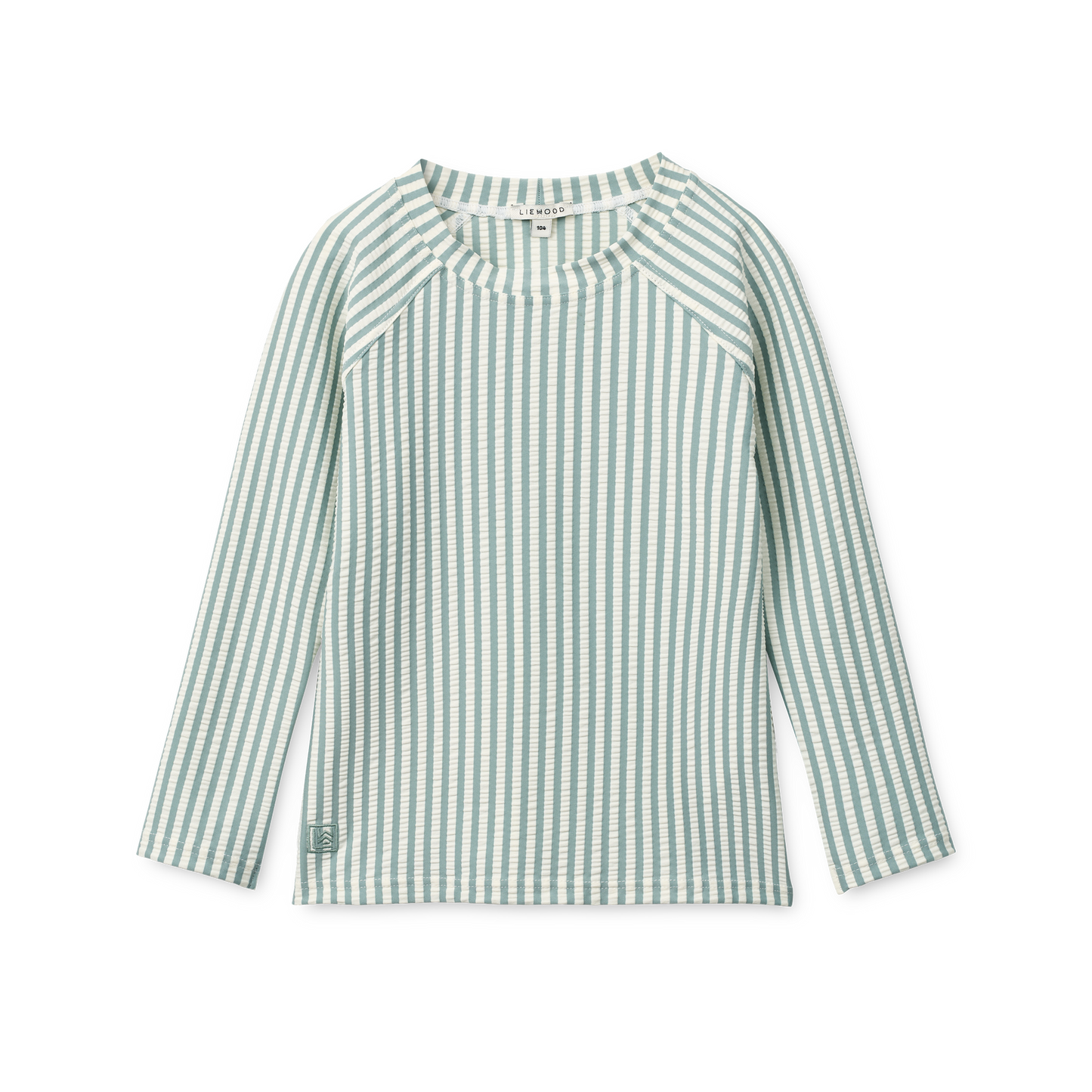 Liewood, Noah Seersucker Longsleeve Swim Tee