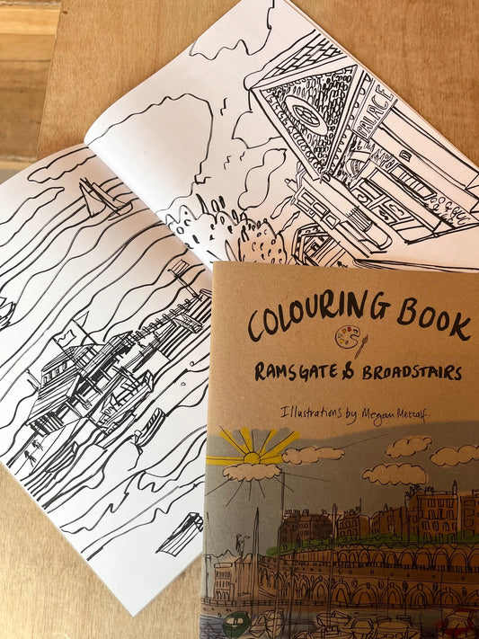 Megan Metcalf Studio Broadstairs & Ramsgate Colouring Book
