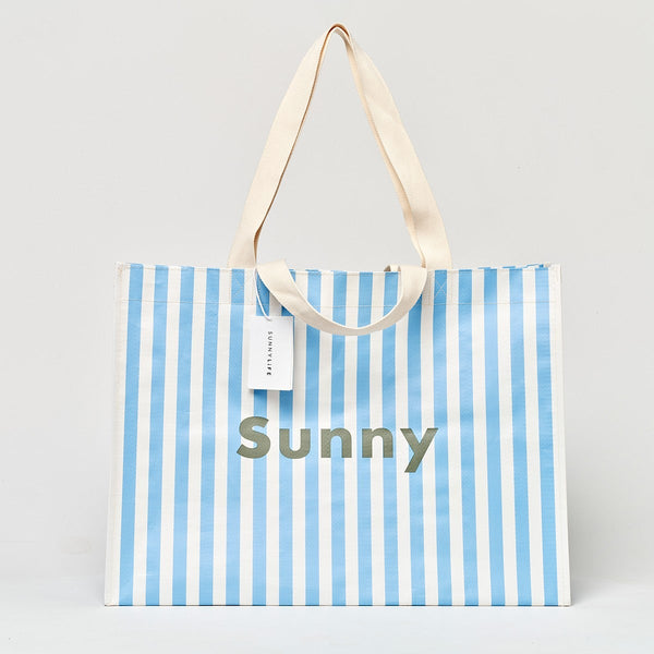 SunnyLife, Carryall Beach Bag Oversized Tote, La Mer Blue