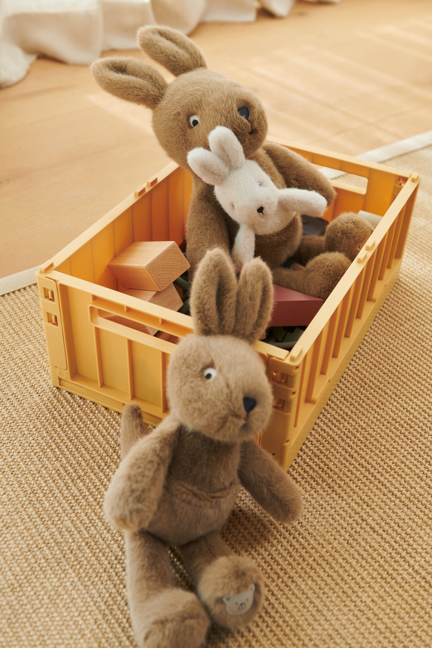 Small Lemon Weston Storage Box, 2-pack