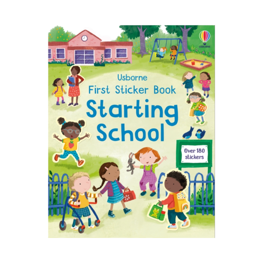 First Sticker Book Starting School