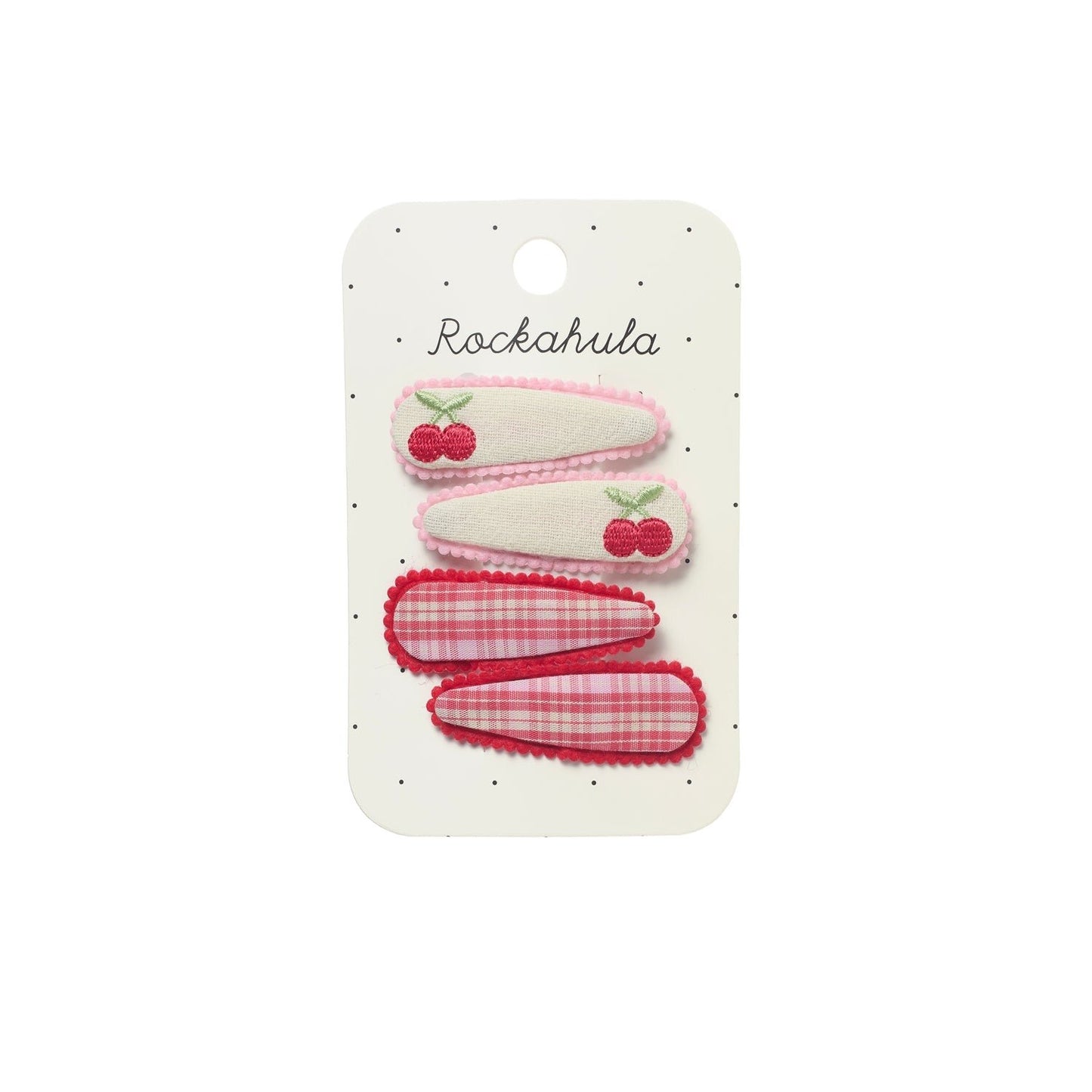 Rockahula, Cherry Dreams Fabric Clip Set
