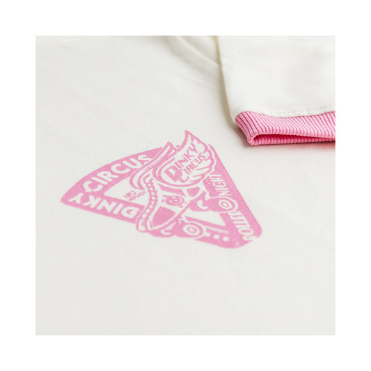 Dinky Circus, Roller Rink Tee, Marshmallow