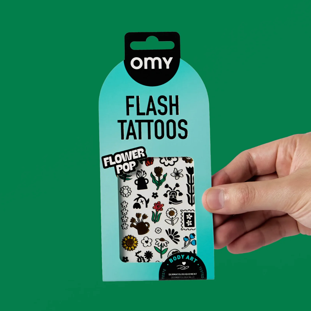 OMY, Flower Pop Flash Tattoos