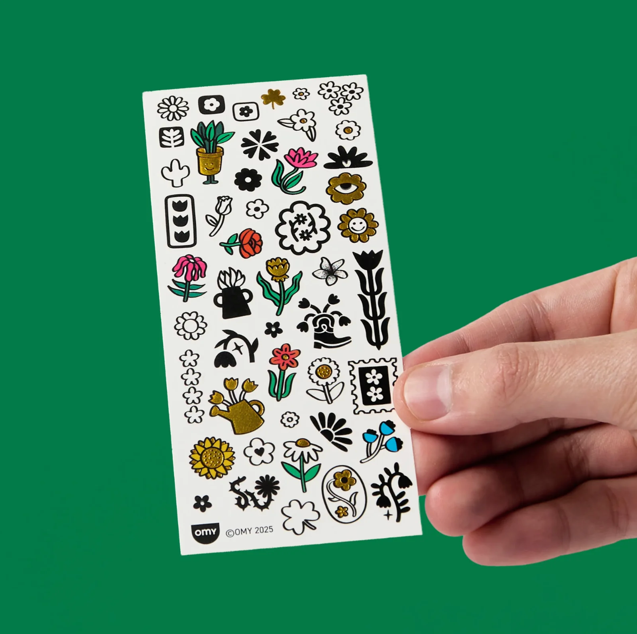 OMY, Flower Pop Flash Tattoos