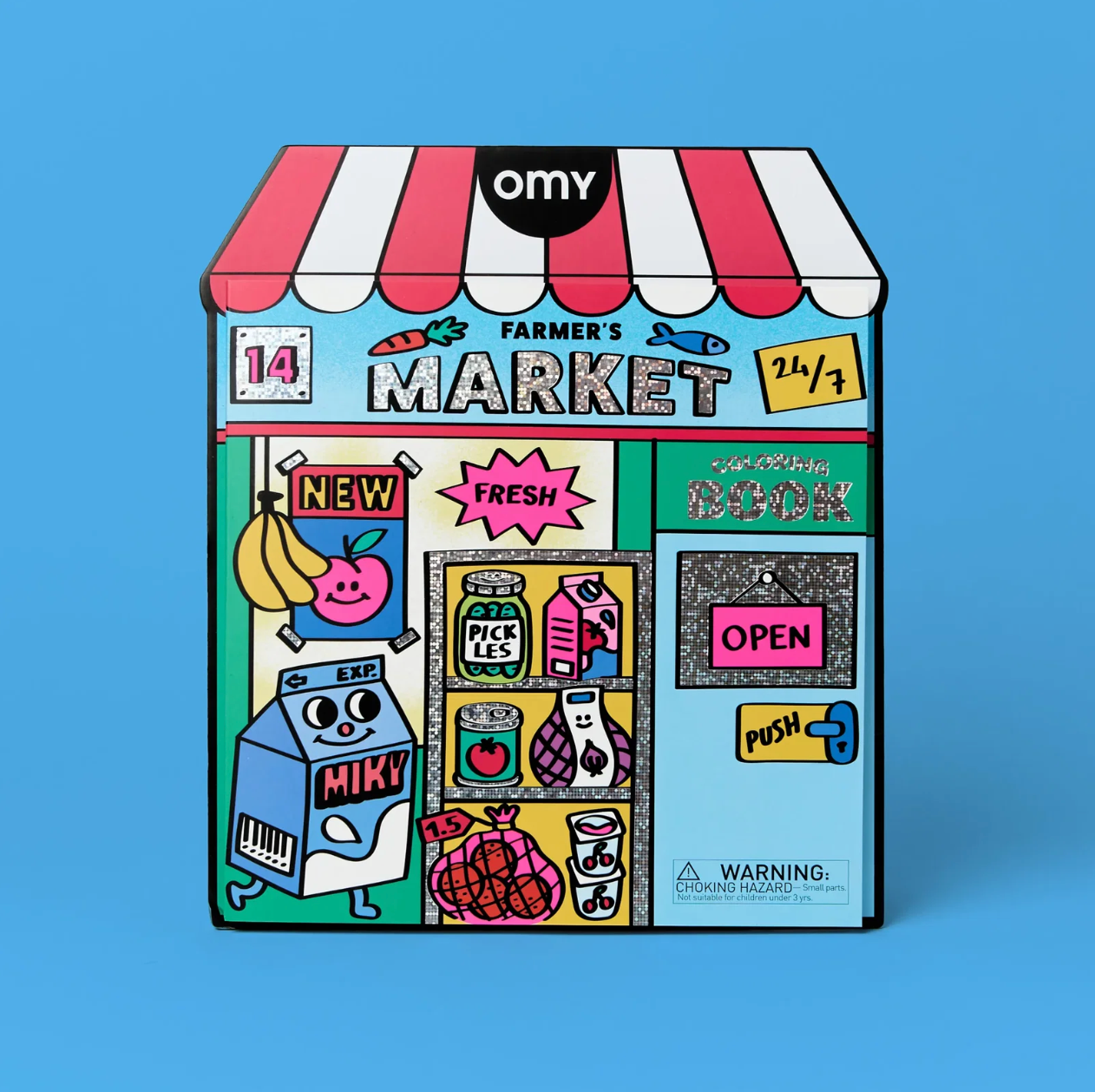 OMY, Farmer's Market Colouring & Sticker Book