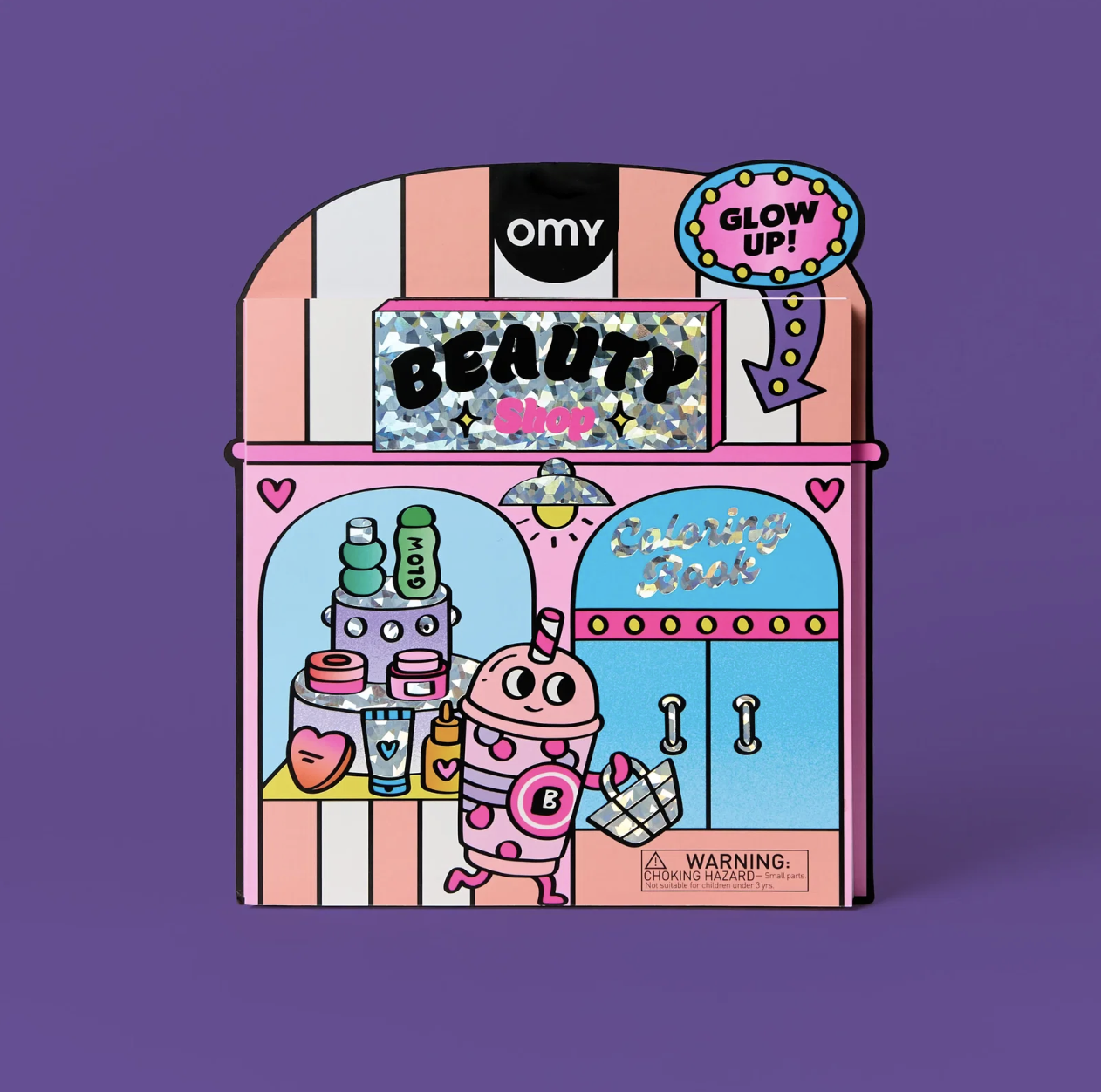 OMY, Beauty Shop Colouring & Sticker Book