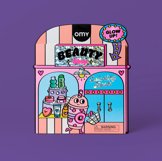 OMY, Beauty Shop Colouring & Sticker Book