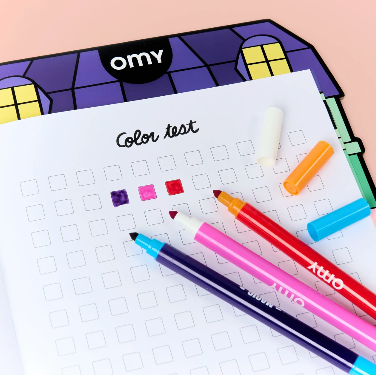 OMY, French Baguette Colouring & Sticker Book