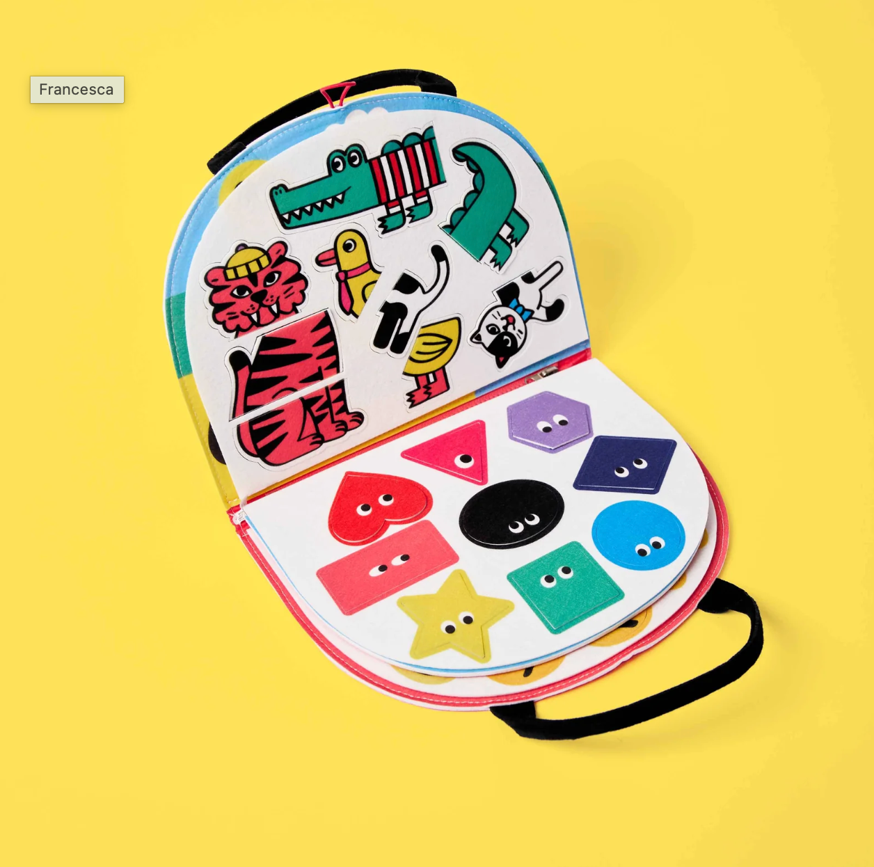 OMY, Montessori Play Kit Busy Book: Colours and Shapes