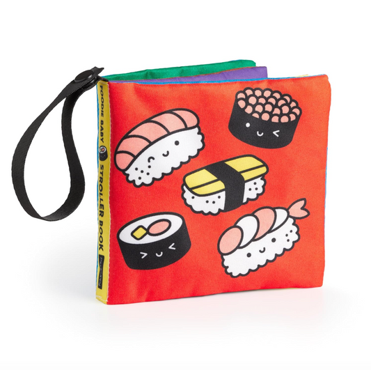 Mudpuppy, Foodie Baby Crinkle Fabric Stroller Book