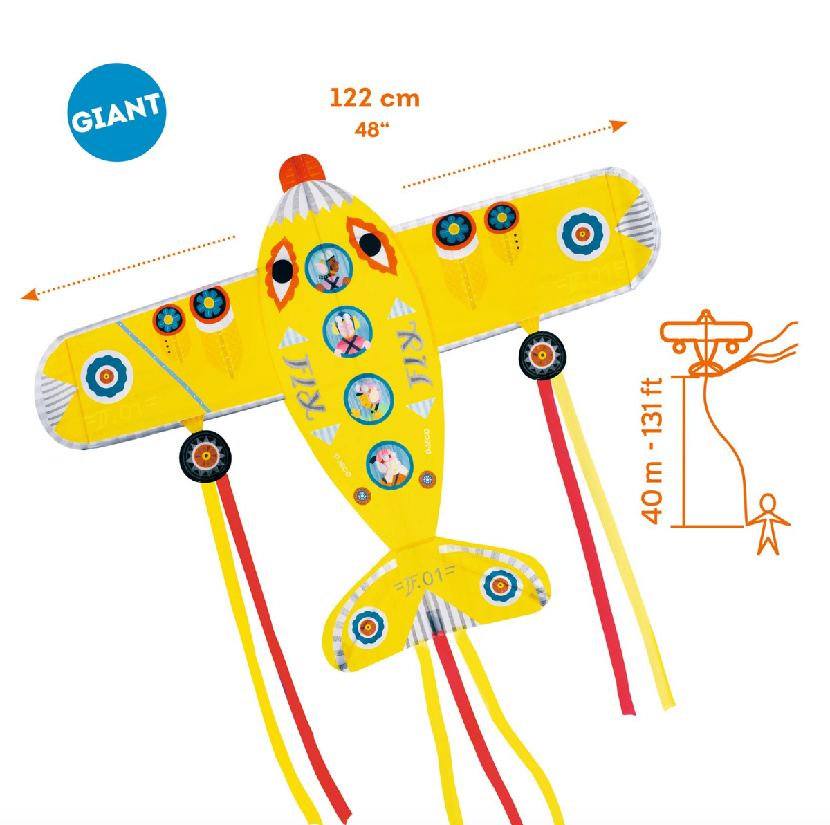 Djeco, Maxi Plane Kite