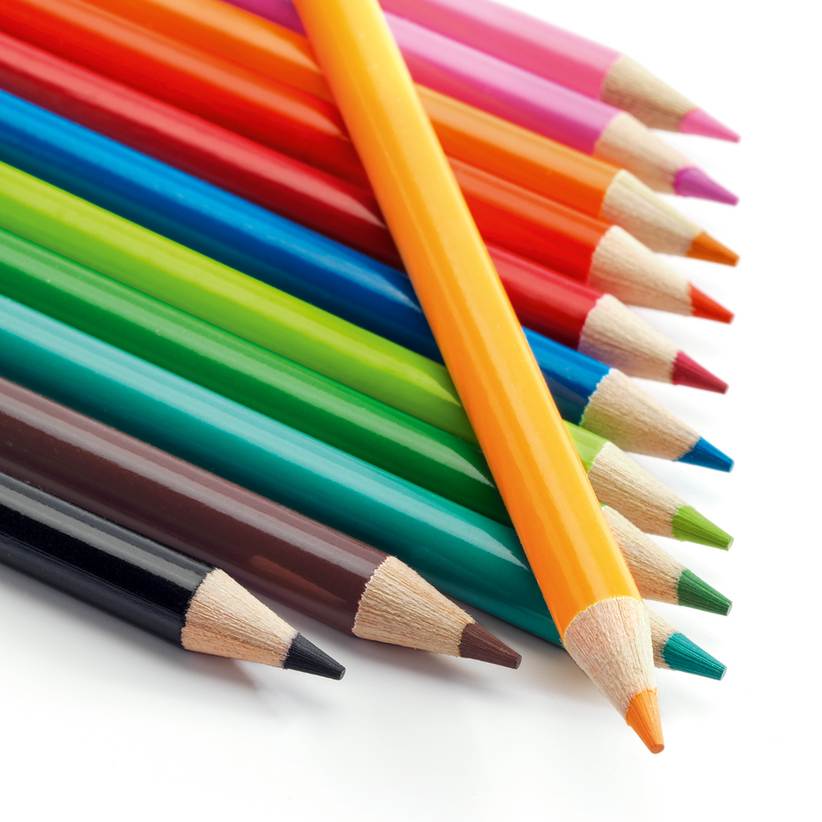 Djeco, 12 Water Colouring Pencils