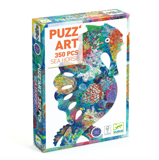 Djeco, Seahorse Puzzle Art