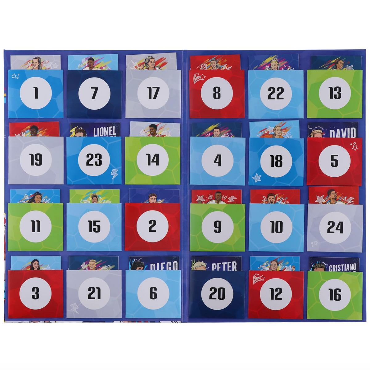 Football Stars Advent Calendar