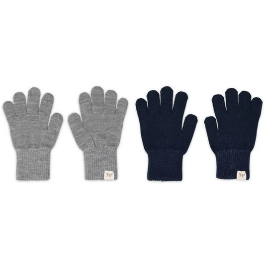 MP Denmark, Blue + Grey Comfy gloves, 2-pack