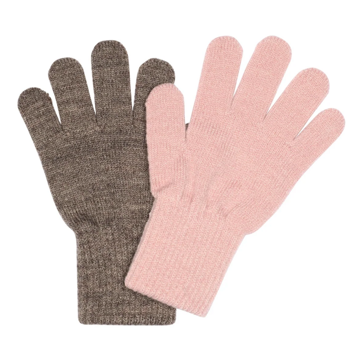 MP Denmark, Pink + Brown Comfy gloves, 2-pack