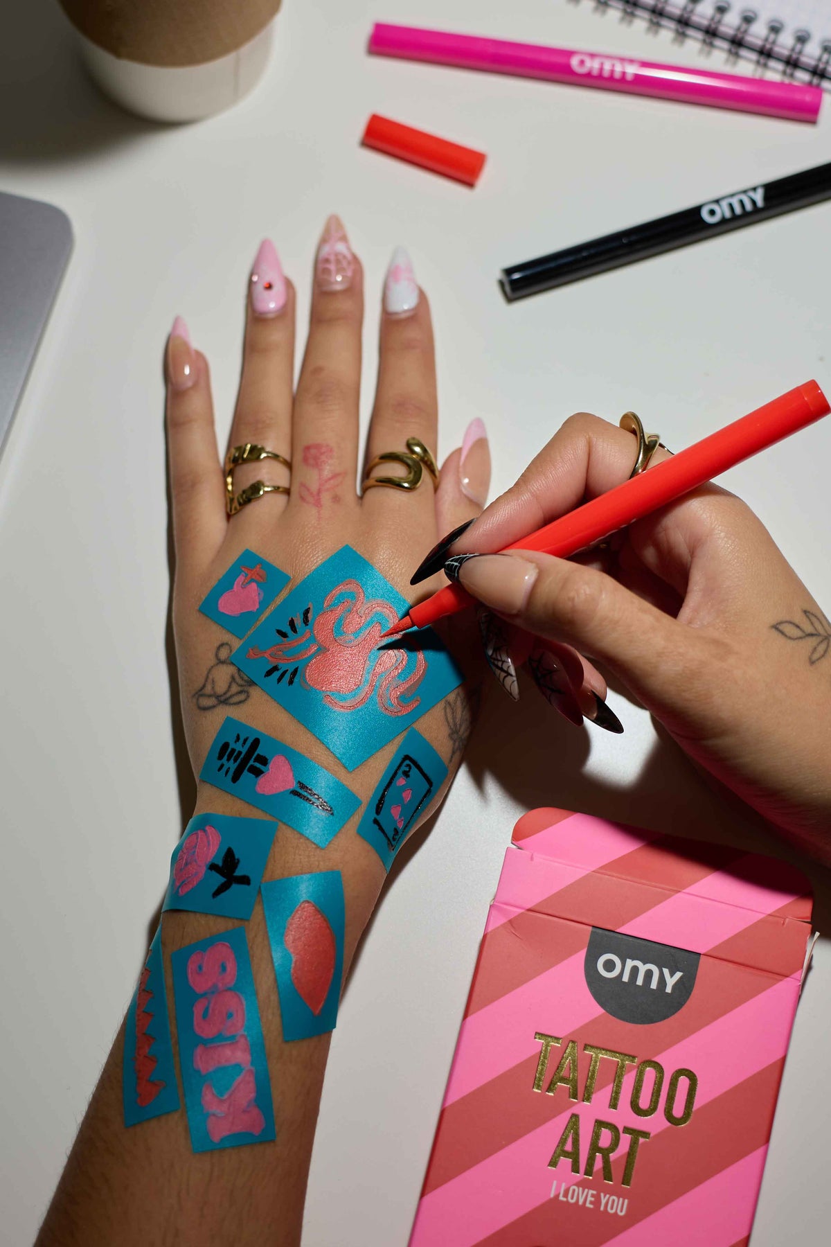 OMY, Body Tattoo Art, I Love You