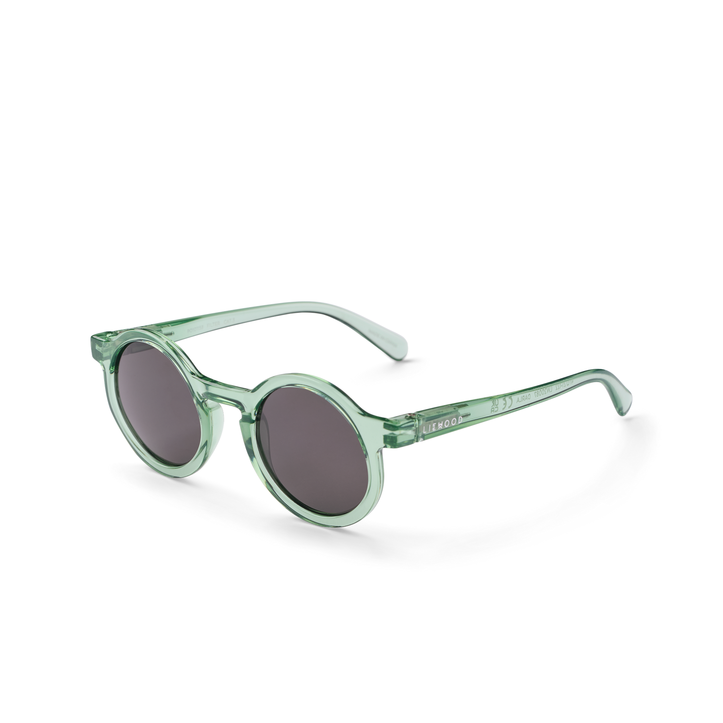 Transparent Peppermint Darla Sunglasses, 4 - 10 years old