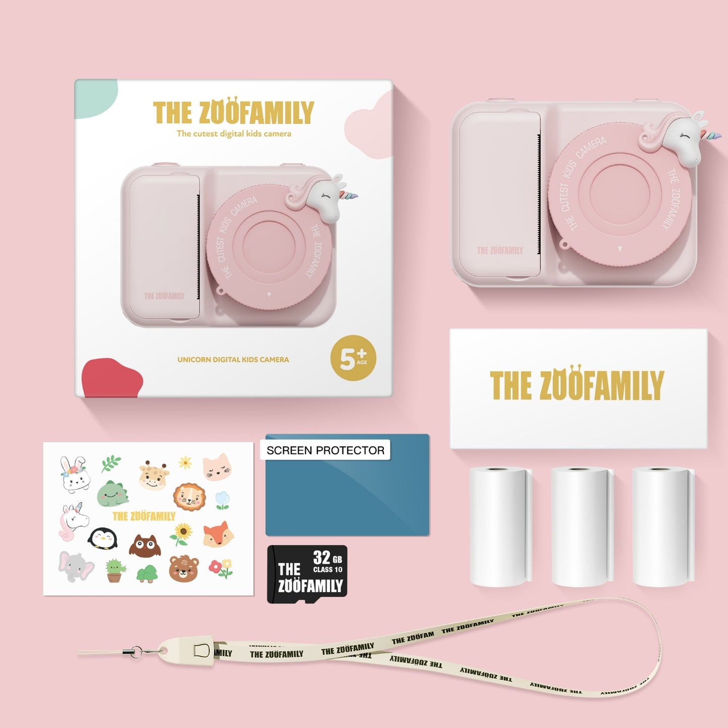 The ZooFamily, Zoo Print Camera, Unicorn