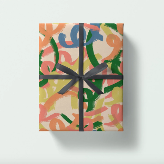 Squiggles Wrapping paper