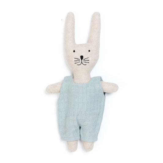 Rabbit Cotton Knit Child's Rattle Toy