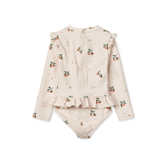 Sille Peach Printed Swimsuit