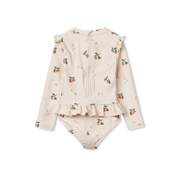 Liewood, Sille Peach Printed Kids Swimsuit